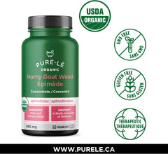 Pure-le Organic Horny Goat Weed Organicaps 60ct