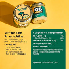 OG GHEE - Clarified & Caramelized Butter 420g