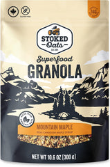 Stoked Oats Granola - High Protein, Less Sugar, Superfood Breakfast - Gluten Free, High Fibre, Non GMO 8 x 300g