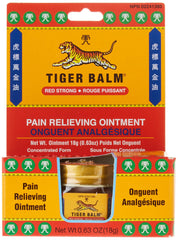 Tiger Balm Pain Relieving Red Extra Strength, 18g – Relief for Sore Muscles – Extra Strength Rub – Tiger Balm Extra Strength – Tiger Balm Ointment