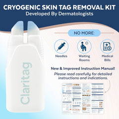 Advanced Skin Tag Remover - FDA-Cleared Device - Only for Skin Tag Removal - Works in 7-14 Days - Up to 10 Treatment Cycles - Cryogenic Freeze-Off Kit