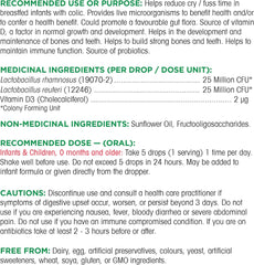 Baby Probiotic Drops W/Vit D