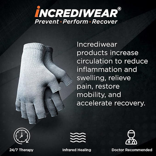 Incrediwear - Fingerless Circulation Gloves