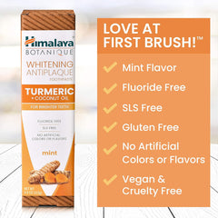 Himalaya Toothpaste - Antiplaque Turmeric & Coco 113g