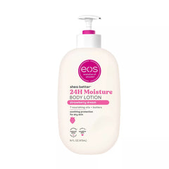 eos Shea Better Body Lotion - 24-Hour Moisture Skin Care, Lightweight & Non-Greasy, Made with Natural Shea, Vegan, 16 fl oz