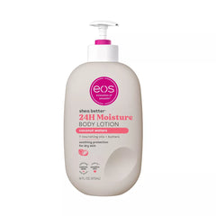 eos Shea Better Body Lotion - 24-Hour Moisture Skin Care, Lightweight & Non-Greasy, Made with Natural Shea, Vegan, 16 fl oz