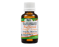 Pure Le Natural - Buffered Oil of Oregano Orange Lemon 30ml