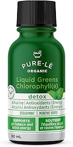 Pure-le Organic Liquid Greens - Spearmint 12x60ml