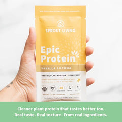 Sprout Living Epic Protein - Vanilla Lucuma 16x38g