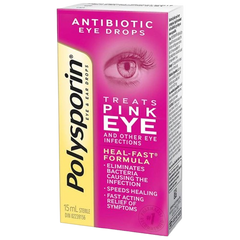 POLYSPORIN PINK EYE DROPS 15ML