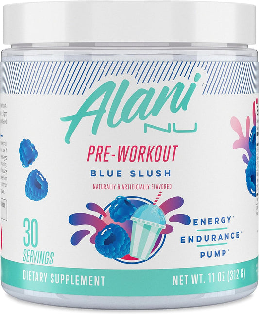 Alani Nu Pre Workout Powder | Amino Energy Boost | Endurance Supplement | Sugar Free | 200mg Caffeine | L-Theanine, Beta-Alanine, Citrulline | 30 Servings