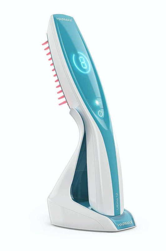 Hairmax Laser Comb For Hair Growth (FDA Cleared), ULTIMA 12 Classic, Laser Hair Growth Treatment for Men & Women - Zecoya