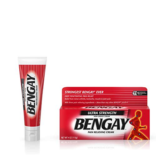 Bengay Ultra Strength Topical Antacid Analgesic Pain Relieving Cream, 4oz