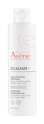 Eau Thermale Avène Cicalfate+ Purifying Cleansing Gel, Non-drying, Body, Intimate areas, Superficial dermatological procedures, 200 ml
