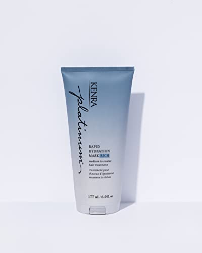 Kenra Platinum Rapid Hydration Mask 6 oz, Rich, Medium to Coarse Hair Treatment