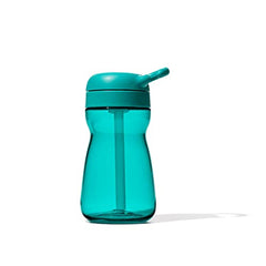 OXO Tot - 12oz Adventure Water Bottle - Spill-proof Straw - For Baby Toddler Tots - Teal