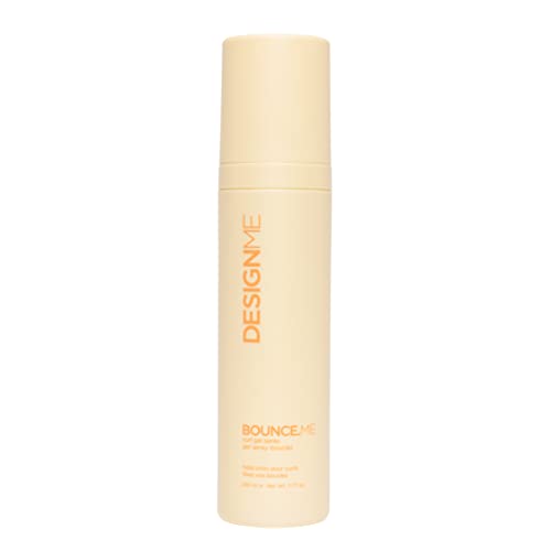 DESIGNME BOUNCE.ME Curl Enhancing Spray Gel | Frizz Control Styling Product | For Defining and Setting of Wavy Hair | Vegan Formula Provides Hold and Moisture, 230mL