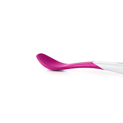 OXO Tot On-The-Go Infant Feeding Spoon with Case, Teal & Pink