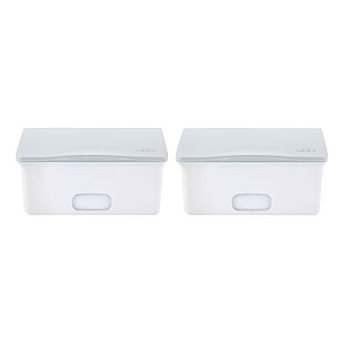 Ubbi Twin Pack Wipes Dispenser, White