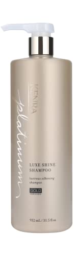 Kenra Platinum Luxe Shine Shampoo/Conditioner | Gold Enriched | All Hair Types | Shampoo, 31.5 FL OZ