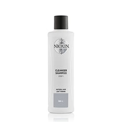 Nioxin System 1 Cleansing Shampoo with Peppermint Oil, For Natural Hair with Light Thinning, 10.1 fl oz