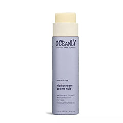 ATTITUDE Oceanly Night Cream Bar, EWG Verified, Plastic-free, Plant and Mineral-Based Ingredients, Vegan and Cruelty-free Face Moisturizing Products, PHYTO AGE, Unscented, 30 grams