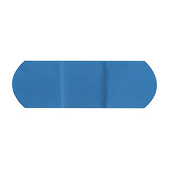 American White Cross 1114025 Blue Metal Detectable Adhesive Strips, Sterile, Plastic, 1" x 3", 150 per Case, 10 Tray per Case (Pack of 1500)