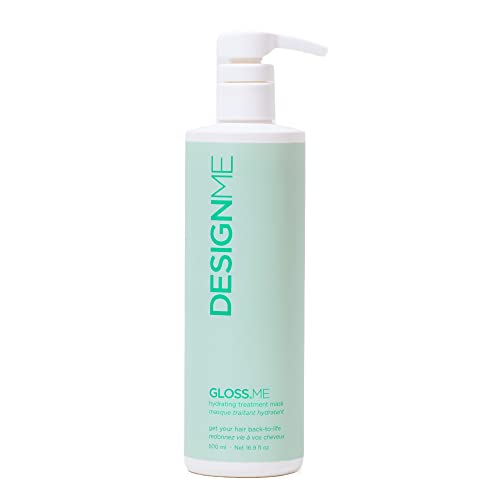 DESIGNME GLOSS.ME Hair Hydrating Mask with Argan Oil | Hair Mask For Strong, Shiny and Soft Hair, 500mL