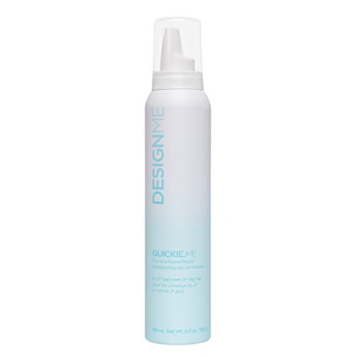 DESIGNME QUICKIE.ME Dry Shampoo Foam | All Hair Types Dry Shampoo | Waterless Dry Shampoo, 189mL