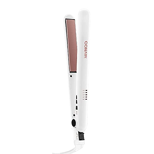 Double Ceramic 1" Straightener, White