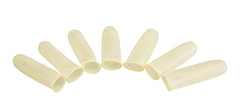 GF Health 3908 S Latex Finger Cots, Non-Medical, Small (Pack of 144)