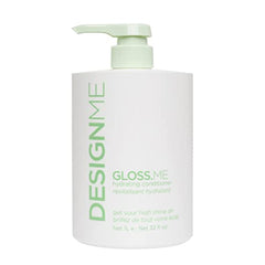 DESIGNME GLOSS.ME Hair Conditioner with Hemp Oil and Argan Oil | Natural Conditioner for Strong, Soft and Shiny Hair | Sulfate Free Conditioner, 1L