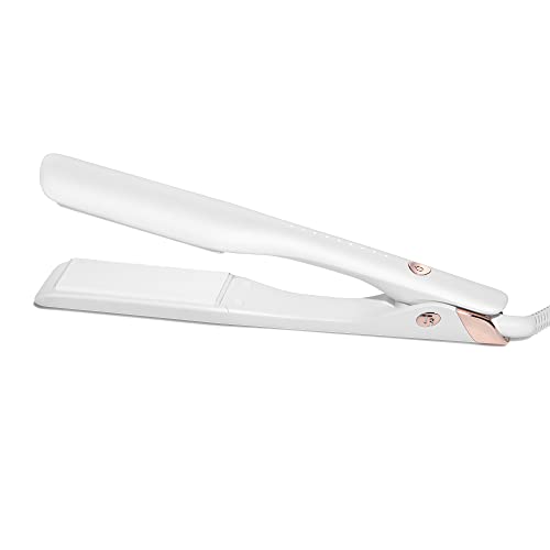 T3 Lucea 1.5” Professional Flat Iron with Wider Plates for Smooth, Frizz-Free Results on Long, Thick or Coarse Hair, Custom Blend Ceramic Straightening and Styling Iron with 9 Adjustable Heat Settings