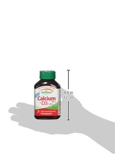 Jamieson Calcium 500mg + Vitamin D 1000IU 90 Caplets