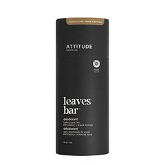 ATTITUDE Plastic-Free Deodorant, Aluminium Free, Baking-Soda Free, EWG Verified Body Care, Vegan and Cruelty-free, Patchouli and Black Pepper, 85 grams