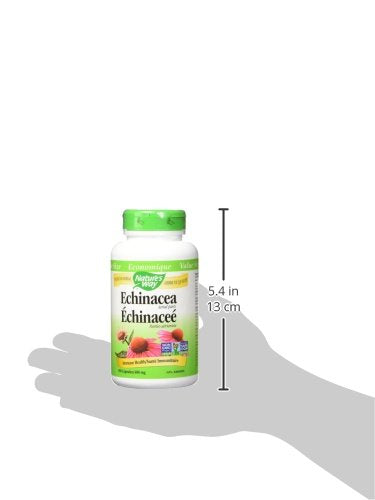 Nature's Way Echinacea Herb Health Supplement, 180 Count