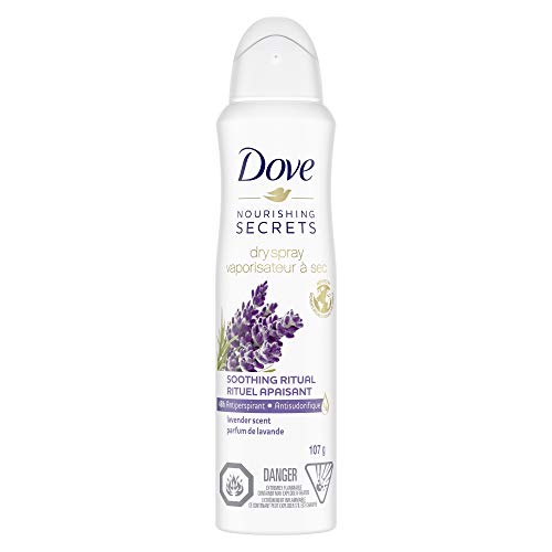 Dove Nourishing Secrets Antiperspirant Dry Spray Lavender Scent antibacterial odour protection 107 g