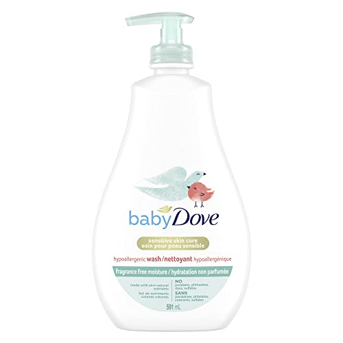Baby Dove Tip to Toe Baby Wash Sensitive Moisture hypoallergenic and fragrance free 591 ml