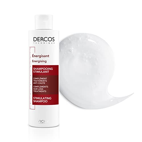 Vichy Dercos Energising Fortifying Hair Care Shampoo For Sensitive Scalp For Men and Women. Tested Under Dermatological Control and Recommendent by Dermatologists. With Niacinamide, Panthenol And Vitamin B5 to Protect, Fortify and Strengthen. 200 ml