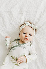 Baby Stretchy Soft Knit Headband Bow "Haven" by Copper Pearl