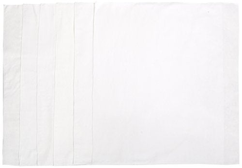 Kushies D1026 6 Pack Washable Flat Diapers, White