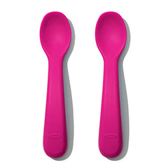 Oxo Tot Silicone Spoon Set Pink