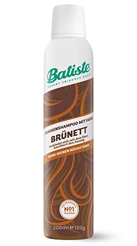 Batiste Beautiful Brunette Dry Shampoo, For Brown & Auburn Hair, 200-ml