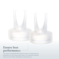 Ameda Breast Pump Valves, 2 Pack | Replacement Part for Electric Breastpump | Bpa free, DEHP free