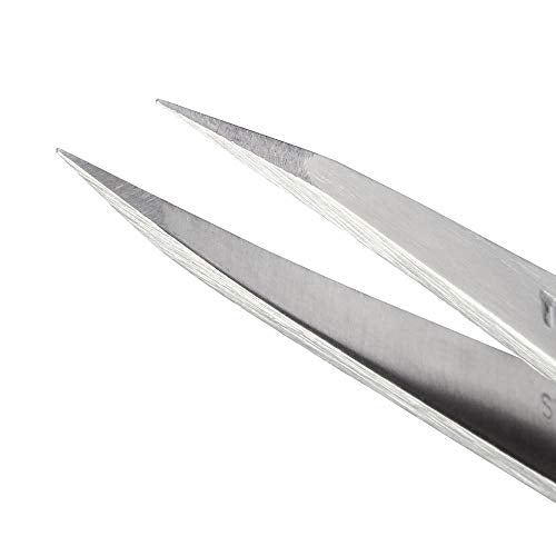 Tweezerman Stainless Steel Point Tweezer, Silver