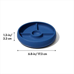 Oxo Tot Silicone Divided Plate Navy