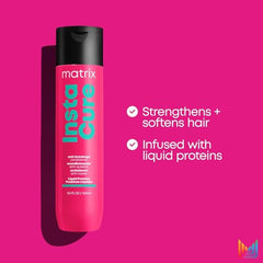 Matrix Instacure Anti-Breakage Conditioner, Repairs, Strengthens & Nourishes Hair, Reduces & Prevents Breakage & Frizz, For Dry, Damaged & Brittle Hair, 300ml (Packaging May Vary)