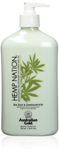 Australian Gold Hemp Nation Sea Salt + Sandalwood Tan Extender, 18 ounces