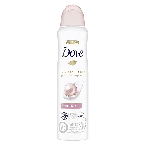 Dove Advanced Care Beauty Finish Dry Spray Antiperspirant Deodorant for Women with ¼ Moisturizers 107 g