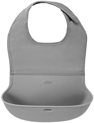 Oxo Tot Roll Up Bib - Gray, One Size